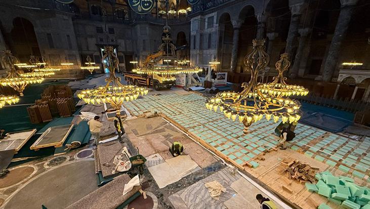 Ayasofya-i Kebir Camisi’nde İkinci Etap Restorasyon: Deprem Güvenliği ve Zemin Koruma Önlemleri