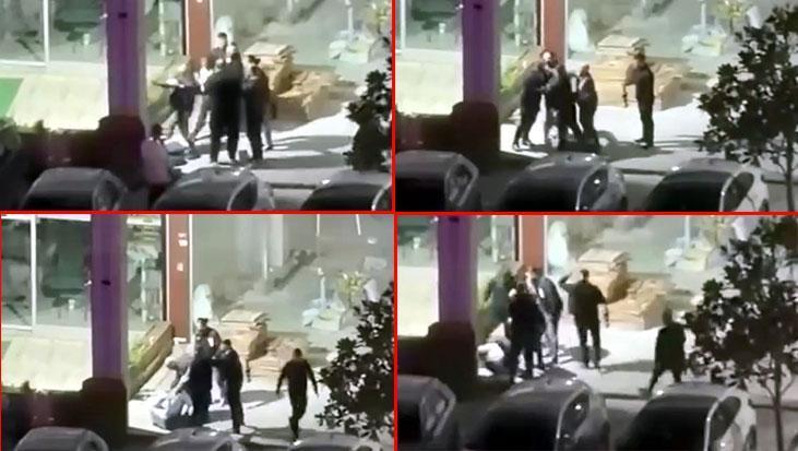 Beylikdüzü’nde Kimliği Belirsiz 4 Şüpheliye Karşı Darbe Olayı: Yoldan Geçenler, Cep Telefonu Kamerasında