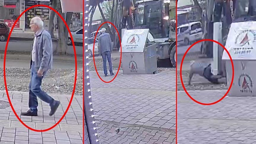 Kepçe Operatörüyle Olay: Yolda Karşıya Geçmeye Çalışan Teyitli Ağır Sonuçlar ve Güvenlik Kamerası Görüntüleri