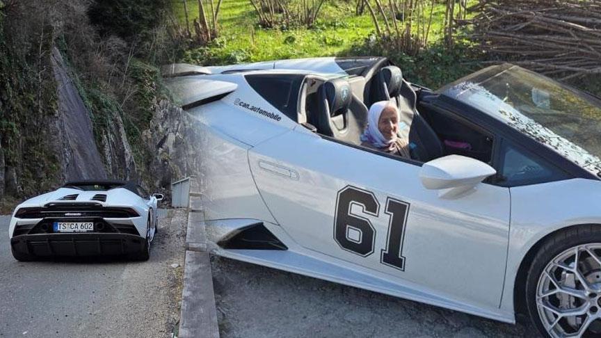 Trabzon Yollarında Lüks Lamborgini: Köy ve Yayla Gezisiyle Gençler ve Babaannenin Tepkisi