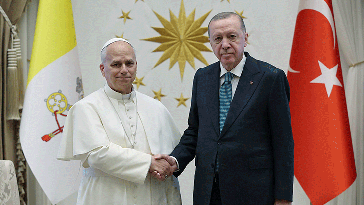 Türkiye temaslarında Papa 14. Leo: Ankara’da heyecan verici temaslar ve Cihannüma’da basın toplantısı