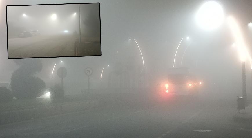 Yoğun Sisle Gelen Zorlu Görüşler: Batman’da 5 Metre Desteğiyle Trafik Tehlikesi