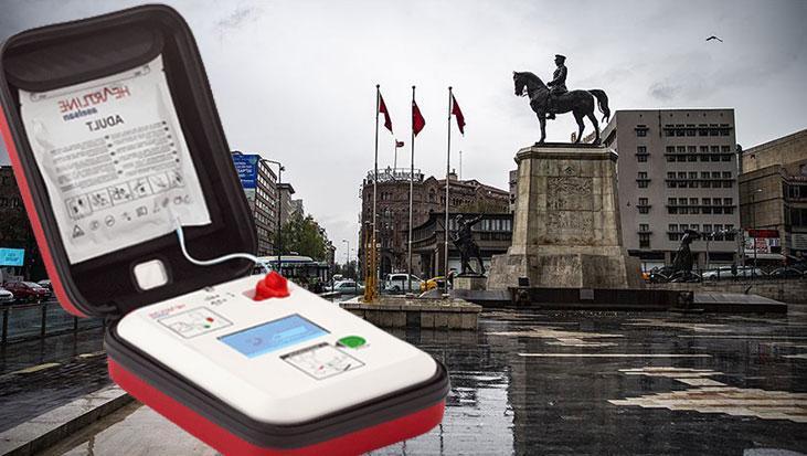 Ankara’da 25 Stratejik Noktaya OED Şok Cihazı Yerleştirme Projesi