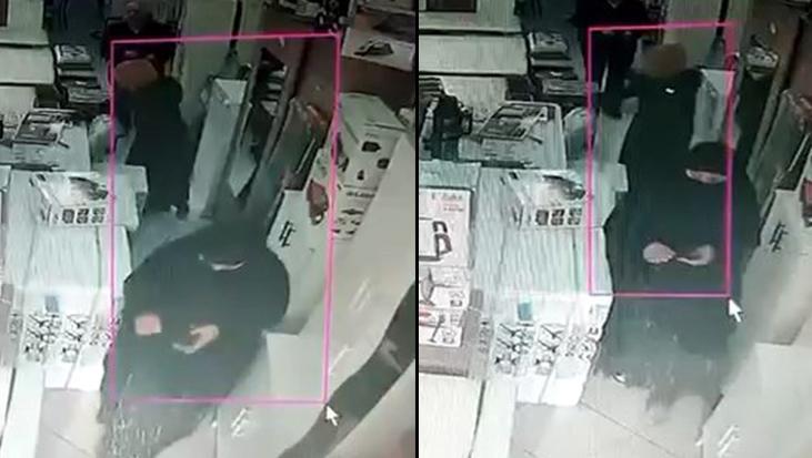 Avcılar’da Çarşaf İçine Saklanan Saç Düzleştirici Olayı: Hırsızlık Güvenlik Kamerasında Kayda Geçti