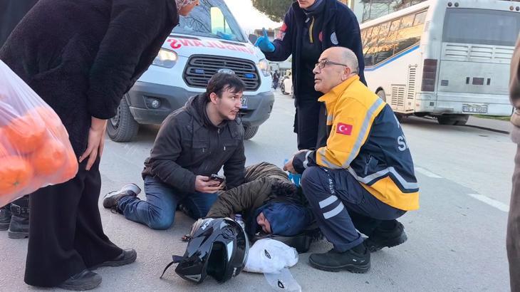 Bursa İnegöl’de Motosikletler Çarpıştı: İki Sürücü ve Yolcular Yaralandı