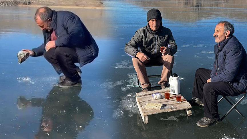 Çıldır Gölü’ndeki Kış Keyfi ve Eskimo Usulü Balıkçılık Hikayesi