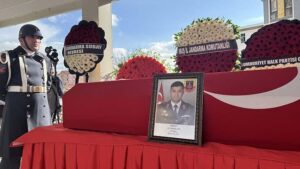 Çorum’da Üsteğmen Ali Kablan’ın Cenazesi Son Yolculuğuna Uğurlandı