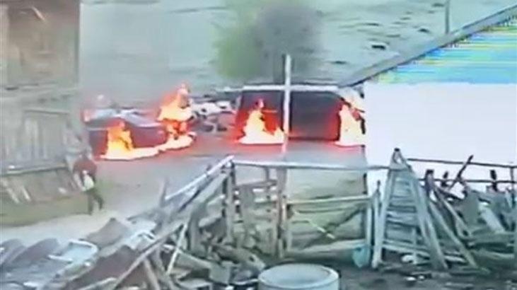 Çukurören’deki Yangın Olayında Takipçiler ve Jandarma: 4 Araç Kayıp, 1 Şüpheli Yakalandı