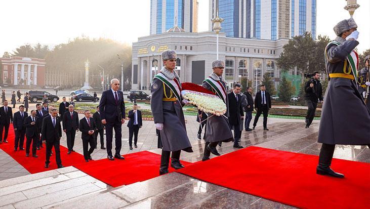 Duşanbe’de TBMM Başkanı Kurtulmuş’un Resmi Ziyareti ve Karşılama Töreni