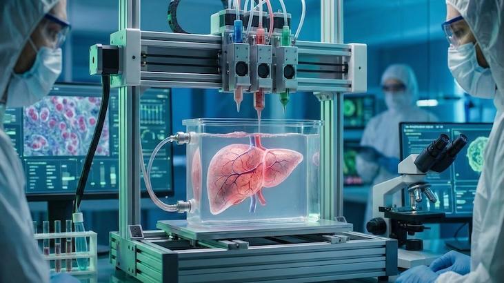İleri Doku Mühendisliğiyle Beklenen Devrim: 3D Baskı Karaciğer Yamasıyla Organ Nakli Yeni Bir Boyuta Taşınıyor