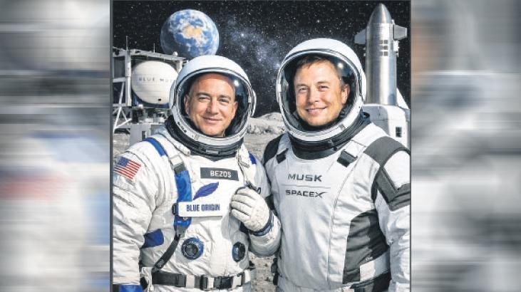 Ay Yolu İçin Yarış: Musk ve Bezos’un Stratejik Hamleleri ve Ekonomik Hedefler