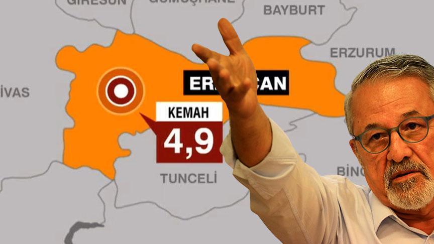 Erzincan Kemah’ta 4.9 Büyüklüğünde Deprem: Can ve Mal Kaybı Olmadığı Bildirildi