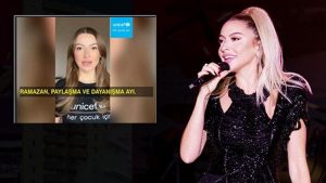 Hadise ve UNICEF iş birliği: Ramazan videosu sonrası gelen tepkiler ve açıklamalar