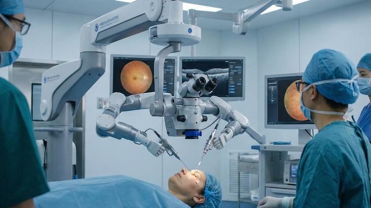 İnsan Gözündeki Hassas Operasyonlar İçin Yeni Bir Cerrahi Robot: Otonom Mikrocerrahiye Doğru