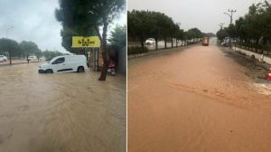 Izmir’de Sağanak ve Uyarılar: Kordon ve Çeşme’de Su Baskınları, Alerta Devam