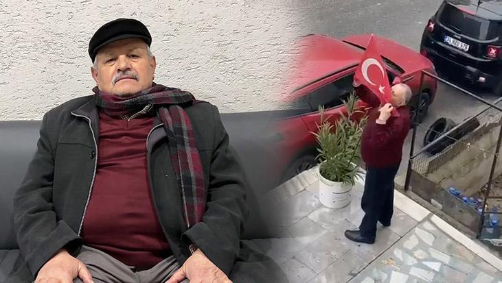 Bayrak Sevgisini Yerde Görüp Tamamen Yıkıcı İçindir Diyenlere Seslenen Kahramanın Kamera Kaydı