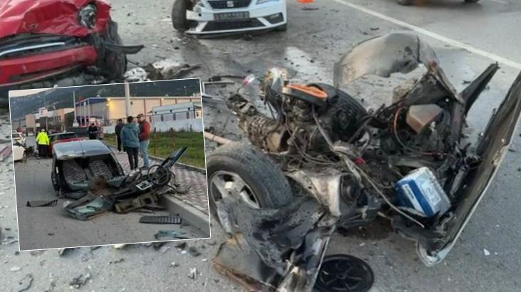 İzmir Kemalpaşa’da Virajda Kontrolü Kaybeden Sürücüler Kazaya Karıştı