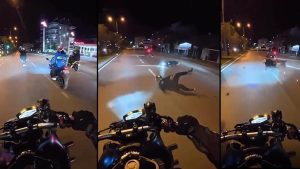 Tek Teker Üzerinde Yol Alırken Kaza Anı ve Sonrası