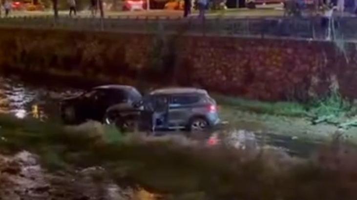 Kanalboyu Caddesi’nde Zincirleme Kaza Sonrası Kurtarma Operasyonu