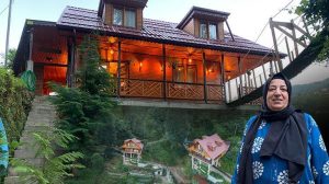 7,5 Metre Yükseklikte Taşınabilir Yol Üstünde 4+1 Ahşap Villa: Karadeniz’de Yaratıcı Çözüm