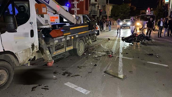 İnegöl’de Korkutan Kaza: Motosikletli Sürücü Yaşamını Yitirdi, Vinç Şoförü Gözaltında